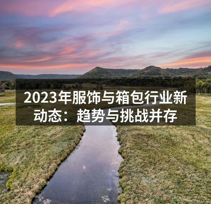 2023年服饰与箱包行业新动态：趋势与挑